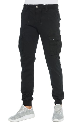 Pantalón cargo regular fit Arborek - Negro