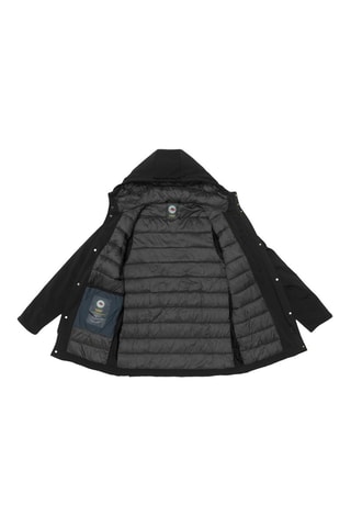 Parka con capucha Khangar - Negro