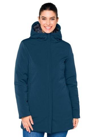 Parka con capucha Jaqueline - Azul petróleo