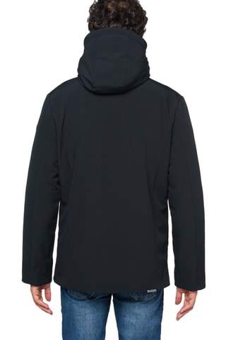 Parka regular fit con capucha Tambora - Negro