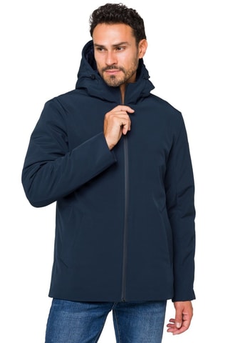 Cazadora con capucha Tambora - Azul marino