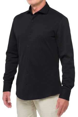 Camisa regular fit Jefferson - Negro