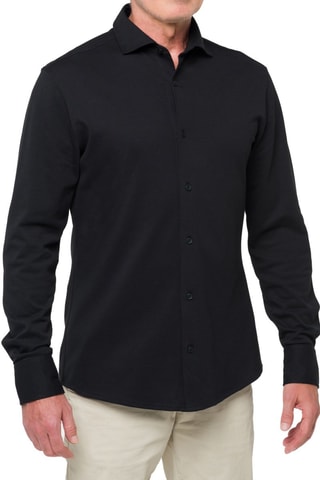 Camisa regular fit Jefferson - Negro
