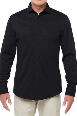 Camisa regular fit Jefferson - Negro