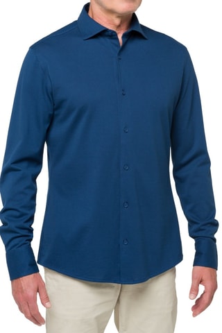 Camisa regular fit Jefferson - Azul