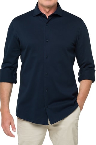 Camisa regular fit Jefferson - Azul