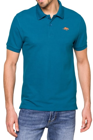 Polo regular fit Solid Color - Azul océano