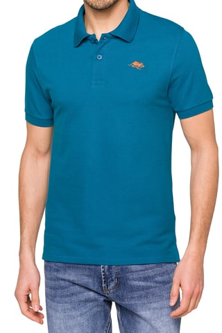 Polo regular fit Solid Color - Azul océano