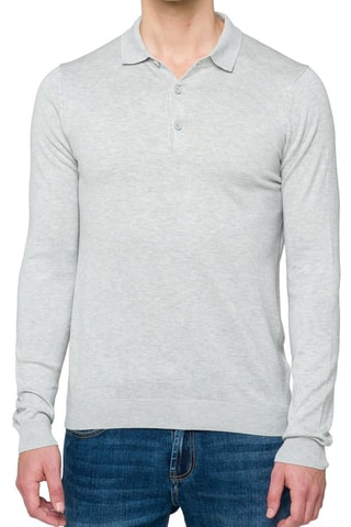 Polo regular fit Tanjung - Gris claro