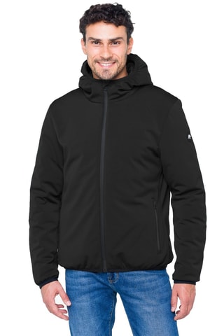 Parka regular fit con capucha Andaz - Negro