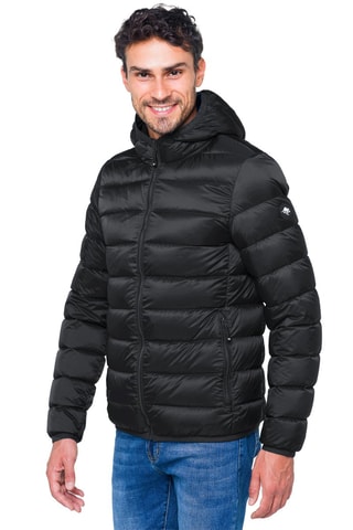 Anorak regular fit con capucha Glacier - Negro