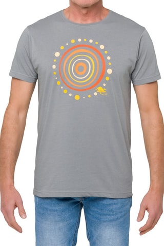 Camiseta Aboriginal - Gris claro