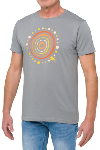 Camiseta Aboriginal - Gris claro