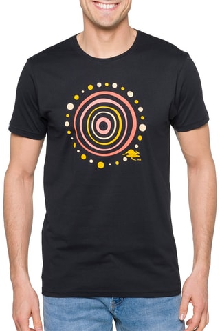 Camiseta regular fit Aboriginal - Negro