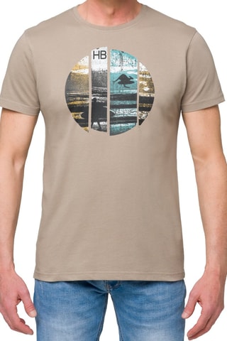 Camiseta regular fit Break - Caqui