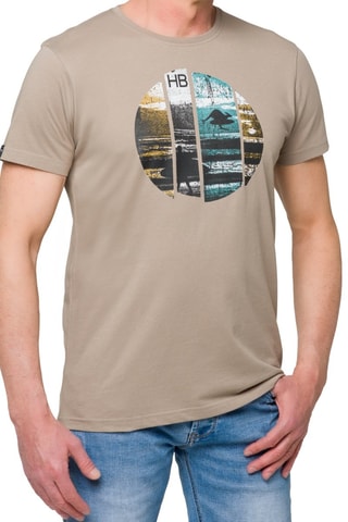 Camiseta regular fit Break - Caqui