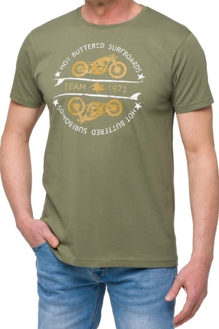 Camiseta regular fit Thunder - Verde