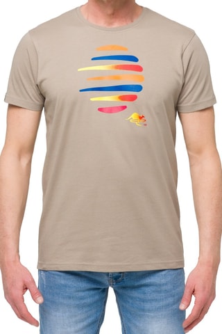 Camiseta regular fit Balangan - Caqui