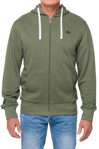 Sudadera regular fit Kangaroo - Caqui y negro