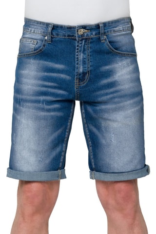 Bermudas vaqueras regular fit Wairoa - Celeste