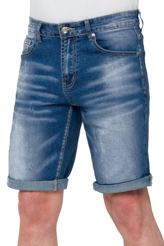 Bermudas vaqueras regular fit Wairoa - Celeste