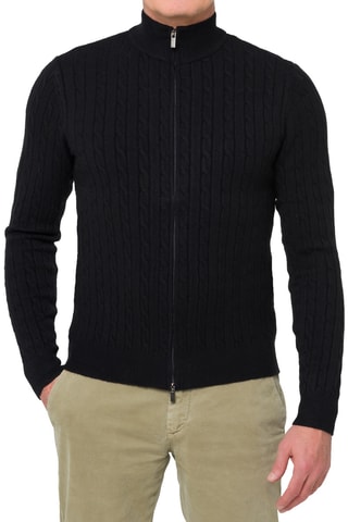 Cárdigan regular fit Vaisei - Negro