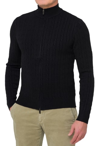 Cárdigan regular fit Vaisei - Negro