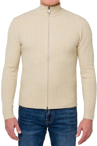 Cárdigan regular fit Vaisei - Camel