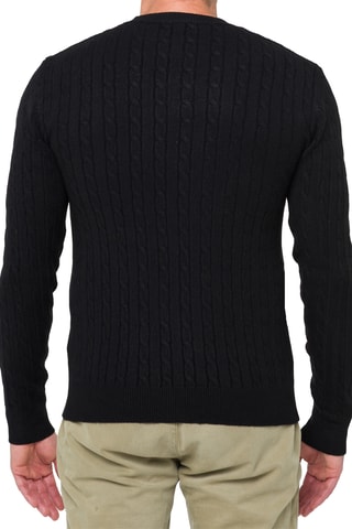 Jersey regular fit Tokoroa - Negro