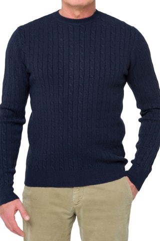 Jersey regular fit Tokoroa - Azul marino