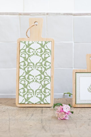 Tabla para cortar de bambú y cerámica Soliman