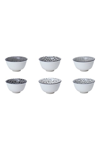 6 boles de porcelana Kiyose - 12 cl