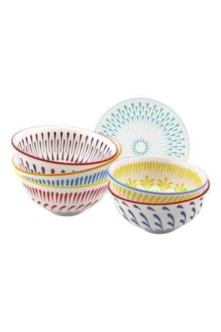 6 boles de porcelana Kyoto - 50 cl