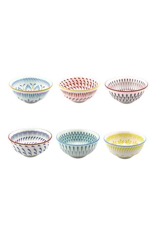 6 boles de porcelana Kyoto - 50 cl