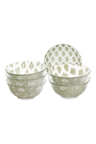 6 boles de porcelana Soliman - 71 cl