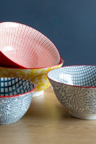 6 boles de porcelana Sabe - 55 cl