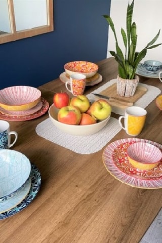 6 boles de porcelana Hilo - 30 cl