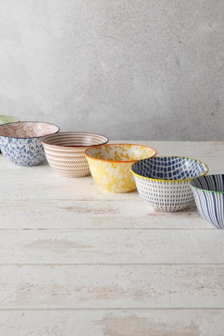 6 boles de porcelana Sabae - 30 cl