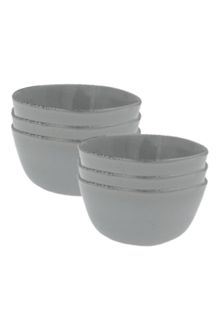 6 boles de cerámica Galet - 11 x 5,5 cm