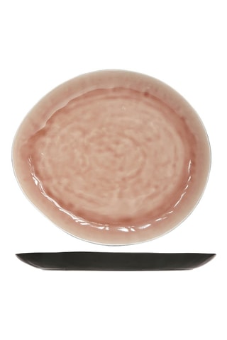 2 fuentes de gres Laguna - 32,5 x 28,5 cm