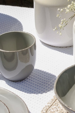 6 tazas de cerámica esmaltada Galet - 31 cl