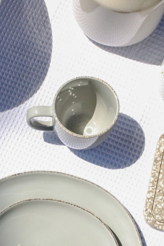 6 tazas de cerámica esmaltada Galet - 31 cl