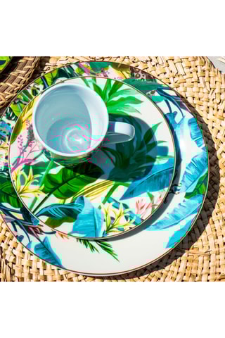 6 tazas de porcelana Borneo - 34 cl