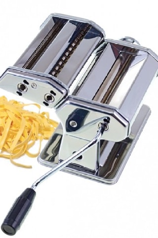 Máquina manual de acero inoxidable para pasta - 17 x 21 x 14 cm