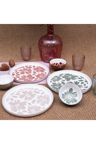 6 platos de porcelana Hanae