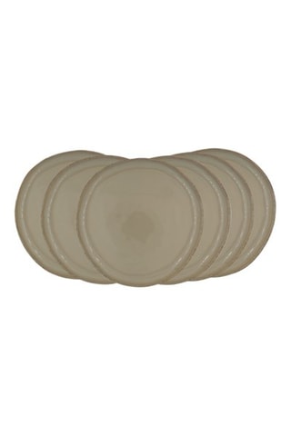6 platos de cerámica Dune