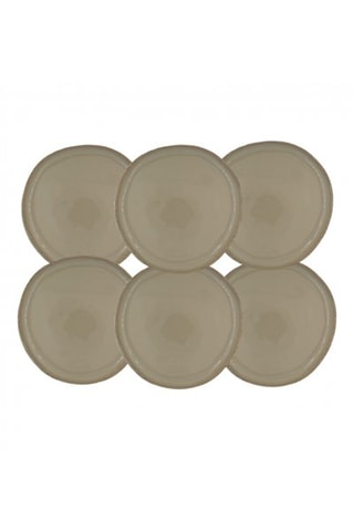 6 platos de cerámica Dune