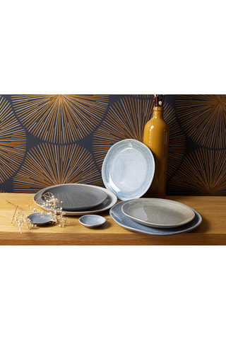 6 platos pequeños de porcelana Zao - 20,5 cm