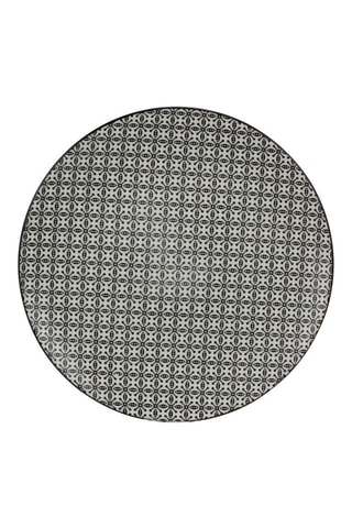 6 platos llanos de porcelana Komae - 26 cm