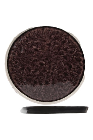 Plato llano de gres Laguna - 27 cm